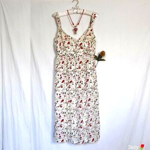 🌹CLUB MONACO Silk Floral Sun Dress